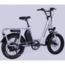 Електровелосипед Dorozhnik 20" ADAMANT HDD рама-18,5" 48B 17.5А*г 750Вт 2026 срiблястий (ELB-D-20-078)