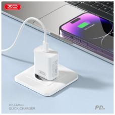 Зарядний пристрій XO L126 20W USB-C PD White (L126_White)