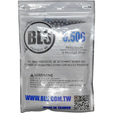 Страйкбольні кульки BLS Ultimateheavy (Stainless) Grey 6 мм 0,50 г 1000 шт (1928.00.13)