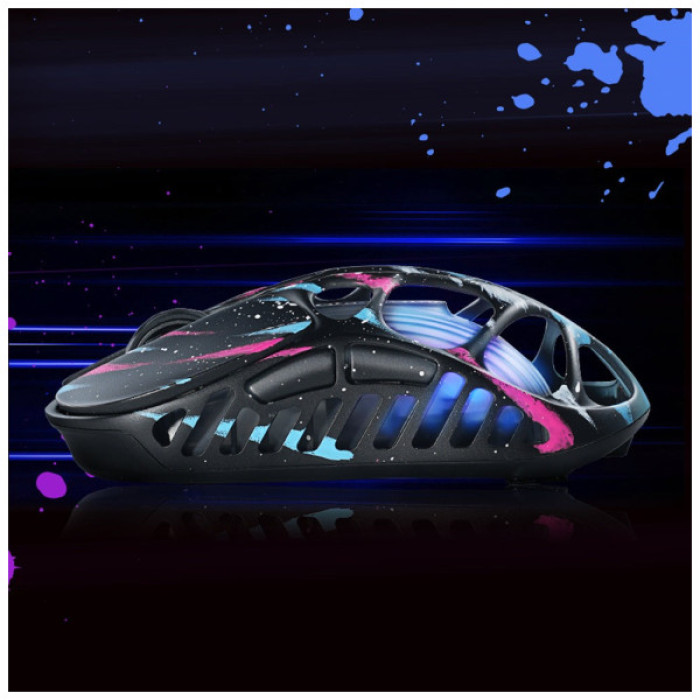 Мишка GravaStar Mercury X Pro 8K RGB Wireless/Bluetooth/USB Neon Graffiti (GS_X_PRO_CG_BLK)