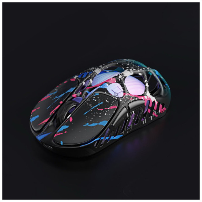 Мишка GravaStar Mercury X Pro 8K RGB Wireless/Bluetooth/USB Neon Graffiti (GS_X_PRO_CG_BLK)