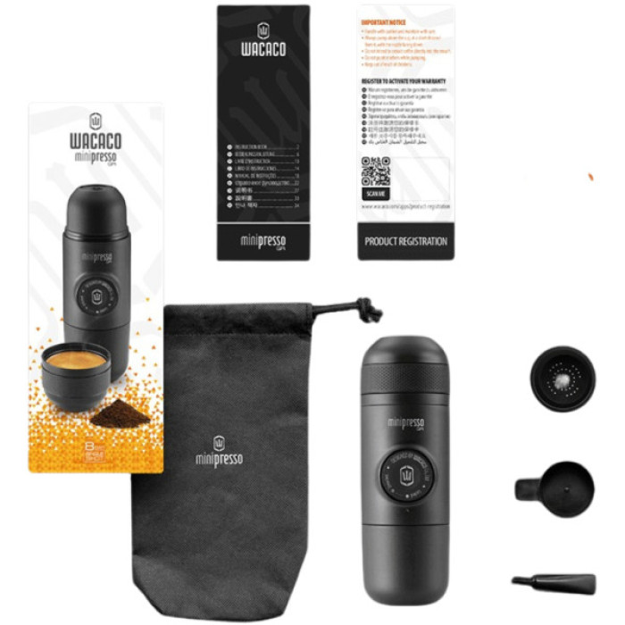 Кавоварка кемпінгова Wacaco Minipresso GR (WMINIGR)