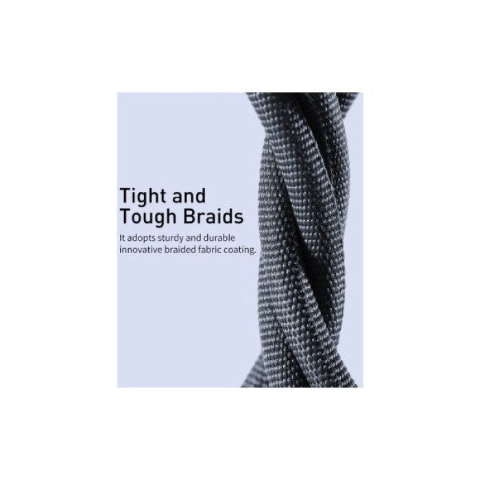 Дата кабель USB 2.0 AM to Lightning 1.2m 2.4A black Baseus (CAJY000001)