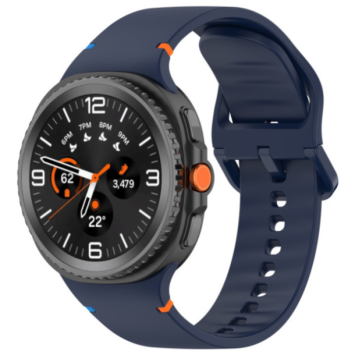 Ремінець до смарт-годинника Armorstandart Samsung Galaxy Watch 8 / 8 Classic (22x132 mm) Dark Blue (ARM86870)