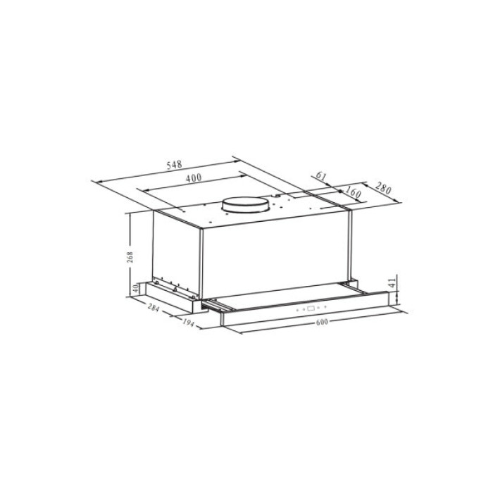 Витяжка кухонна Hansa OTP66511BGH