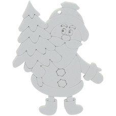 Ялинкова іграшка Chomik Комплект прикрас для розфарбовування 3шт 10см та фломас (5900779897120_1)