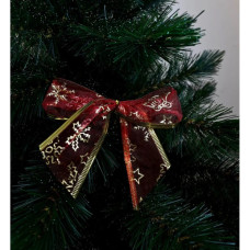 Прикраса декоративна Chomik бант органза 4 шт, 10 х 10 см, червоний (5900779853737_3)