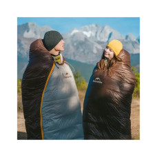 Спальний мішок Naturehike з натуральним пухом Snowbird CNK2550WS014, M, темно-коричневий 400 г (6927595784402)