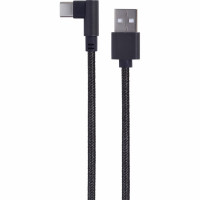 Дата кабель USB 2.0 AM to USB-C 0.2m corner Cablexpert (CC-USB2-AMCML-0.2M)