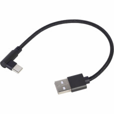 Дата кабель USB 2.0 AM to USB-C 0.2m corner Cablexpert (CC-USB2-AMCML-0.2M)