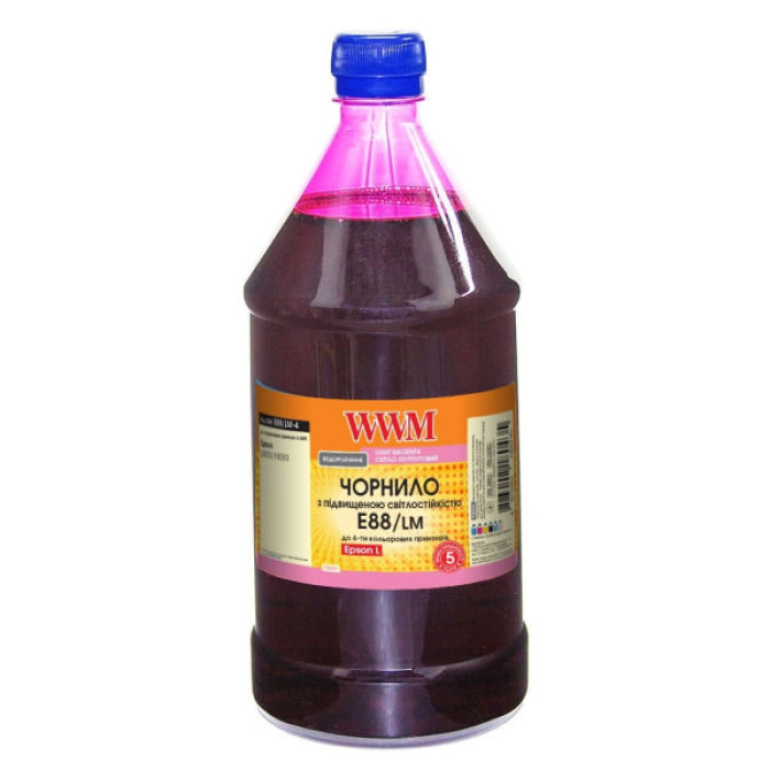 Чорнило WWM Epson L8050/L18050 1000г Light Magenta, water-soluble (E88/LM-4)