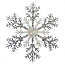 Ялинкова іграшка Novogod`ko Сніжинка 26 см Пластик (974868)