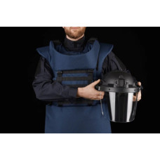 Протиуламковий комплект Ukrainian Armor Humanitarian Demining Apron, клас захисту ДСТУ 2, розмір S-M, синій (HDASMBLUE2)