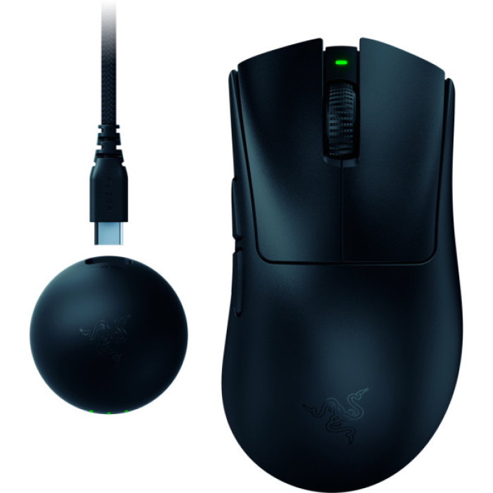 Мишка Razer DeathAdder V4 Pro Wireless/USB Black (RZ01-05330100-R3G1)