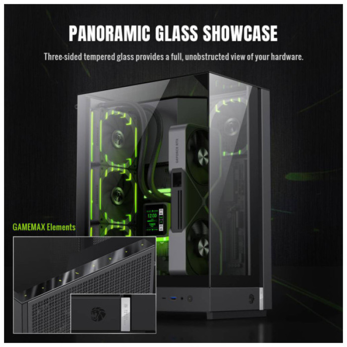 Корпус Gamemax T20 BK