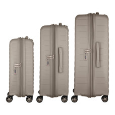 Набір валіз 2E Aero (L+M+S), сіро-коричневі (2E-SPP-AERO-SET3-TP)