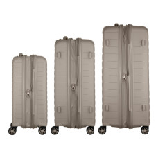 Набір валіз 2E Aero (L+M+S), сіро-коричневі (2E-SPP-AERO-SET3-TP)