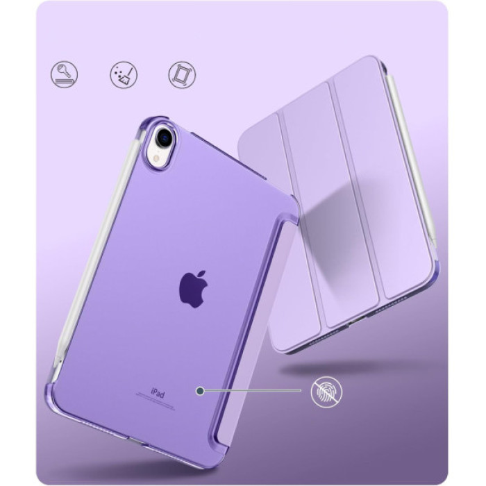 Чохол до планшета BeCover Tri Fold Hard BeCover Apple iPad Mini 7 2024 Purple (712455)