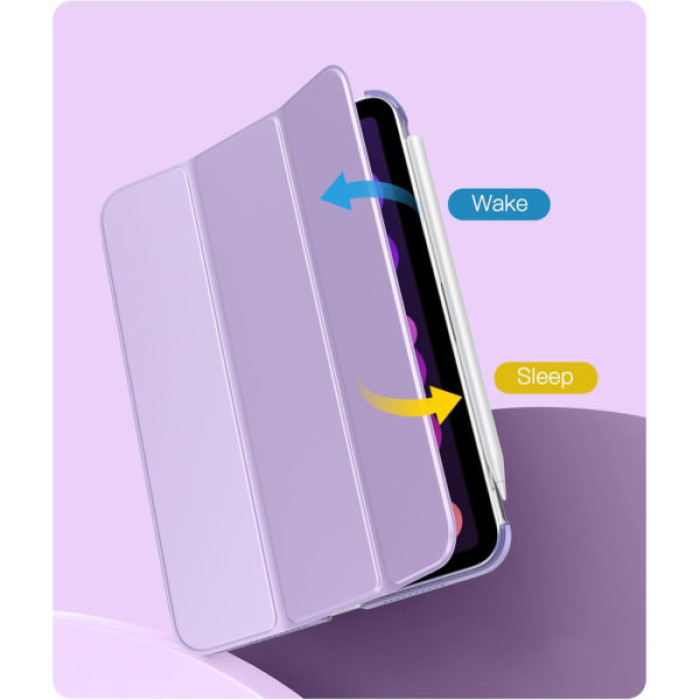 Чохол до планшета BeCover Tri Fold Hard BeCover Apple iPad Mini 7 2024 Purple (712455)