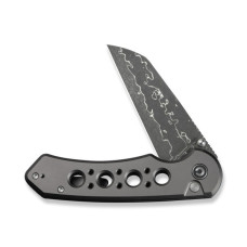 Ніж Civivi Pragma Prime, Damascus, сірий алюміній (C24067-DS1)