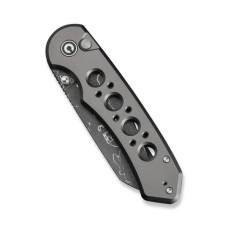 Ніж Civivi Pragma Prime, Damascus, сірий алюміній (C24067-DS1)