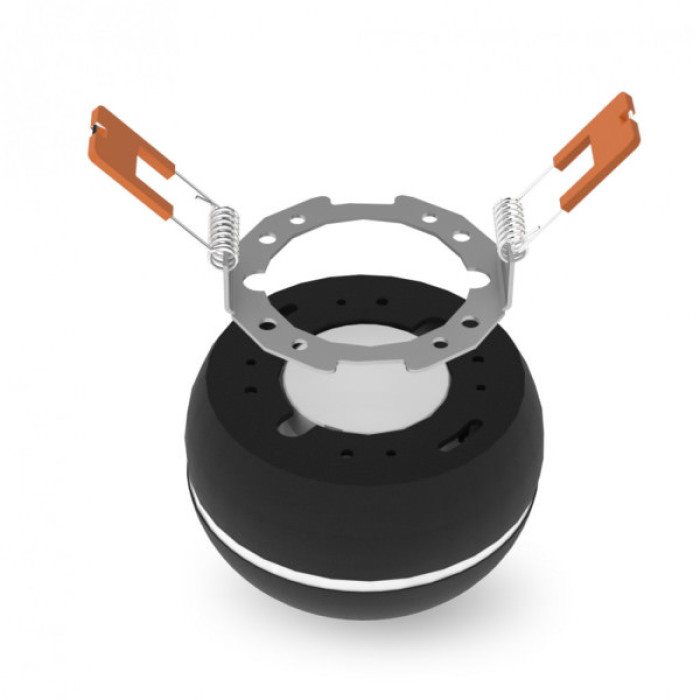 Світильник Videx під лампу GX53 універсальний Чорний (VL-SPF16A-B)