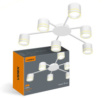 Світильник Videx під лампу 6xGX53 (VL-SPF21B-WP)