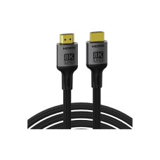 Кабель мультимедійний HDMI M to HDMI M 2.0m V2.1 8K black ColorWay (CW-CBHD088-BK)