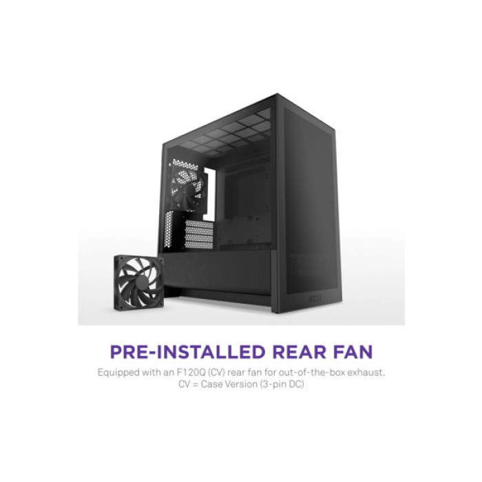 Корпус NZXT H3 Flow All Black (CC-H31FB-01)