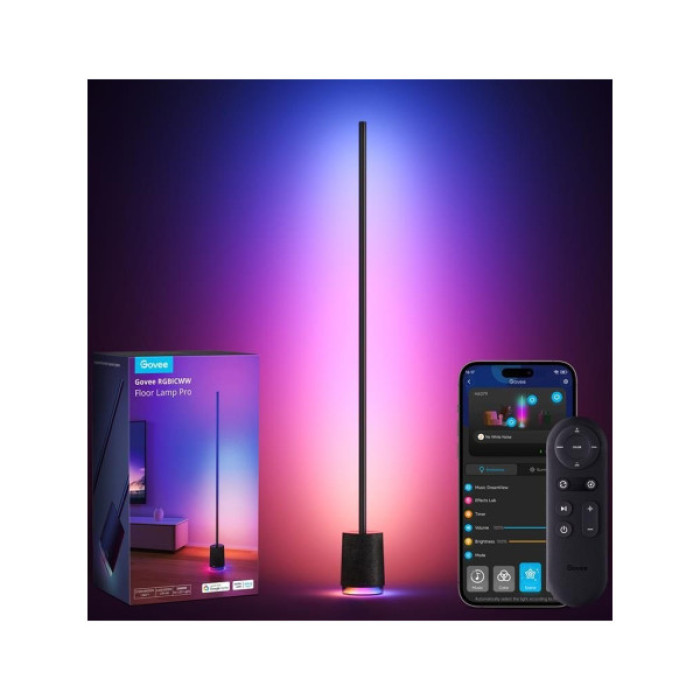 Світильник Govee H6079, 1500Lm, RGBICW, with speaker, WI-FI/Bluetooth, black (H6079312)