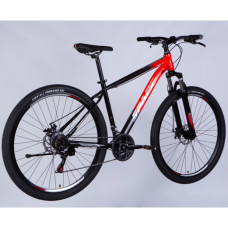 Велосипед Space 29" MARS DD FR рама-18" ST 2026 червоно-чорний (OPS-SP-29-157)