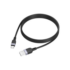 Дата кабель USB 2.0 AM to USB-C 1.0m silicone X109 Energy black HOCO (6942007636247)