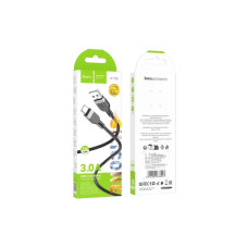 Дата кабель USB 2.0 AM to USB-C 1.0m silicone X109 Energy black HOCO (6942007636247)