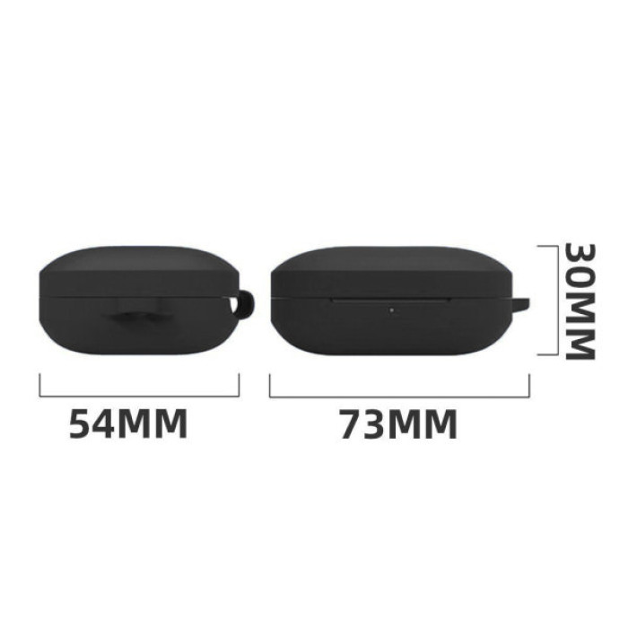 Чохол для навушників BeCover Silicon для OnePlus Buds Pro 2 Black (712016)