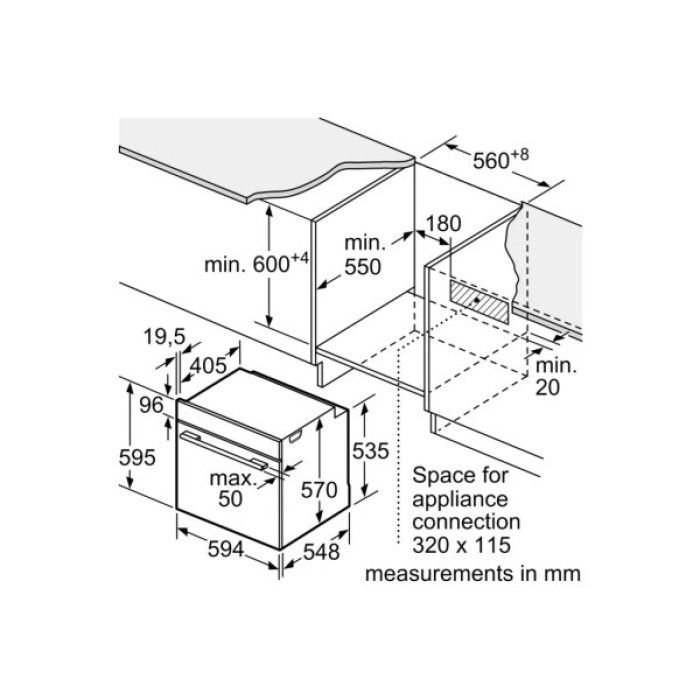 Духова шафа Bosch HJG852YS0