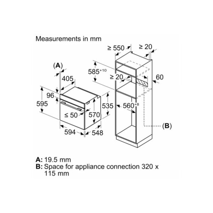 Духова шафа Bosch HJG852YS0