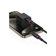 Дата кабель USB-C to USB-C 2.0m 100W Dura Series black red Baseus (P10377803U01-03)