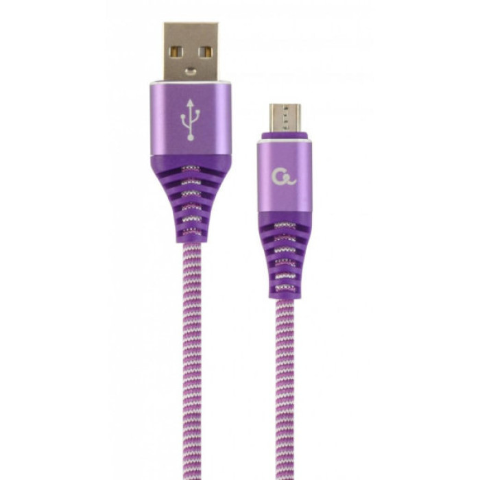 Дата кабель USB 2.0 AM to Micro 5P 1.0m Cablexpert (CC-USB2B-AMmBM-1M-PW)