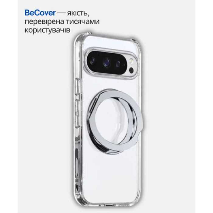 Чохол до мобільного телефона BeCover Aura Fold Google Pixel 9 / 9 Pro / 10 / 10 Pro Transparent (714137)