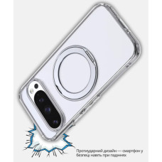 Чохол до мобільного телефона BeCover Aura Fold Google Pixel 9 / 9 Pro / 10 / 10 Pro Transparent (714137)