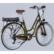 Електровелосипед Dorozhnik 28" eCORAL DD FR рама-19" 48B 17.5А*г 500Вт 2026 бронзовий (ELB-D-28-119)