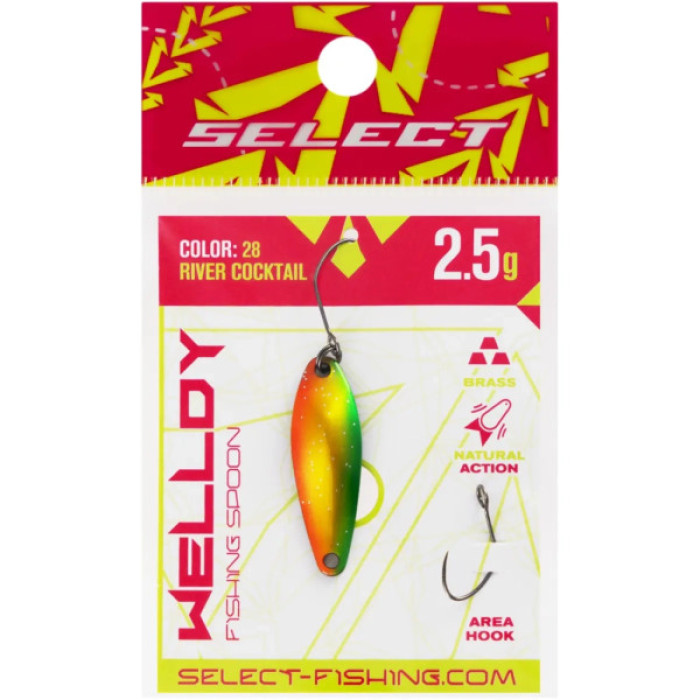 Блешня Select Welldy 2.5g 31mm 28 River Cocktail (1870.81.14)