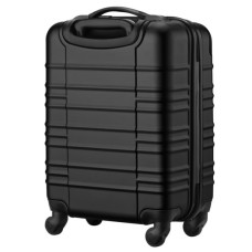 Валіза Wenger Amplar, мала, пластик, 4 колеса, чорна (653143)