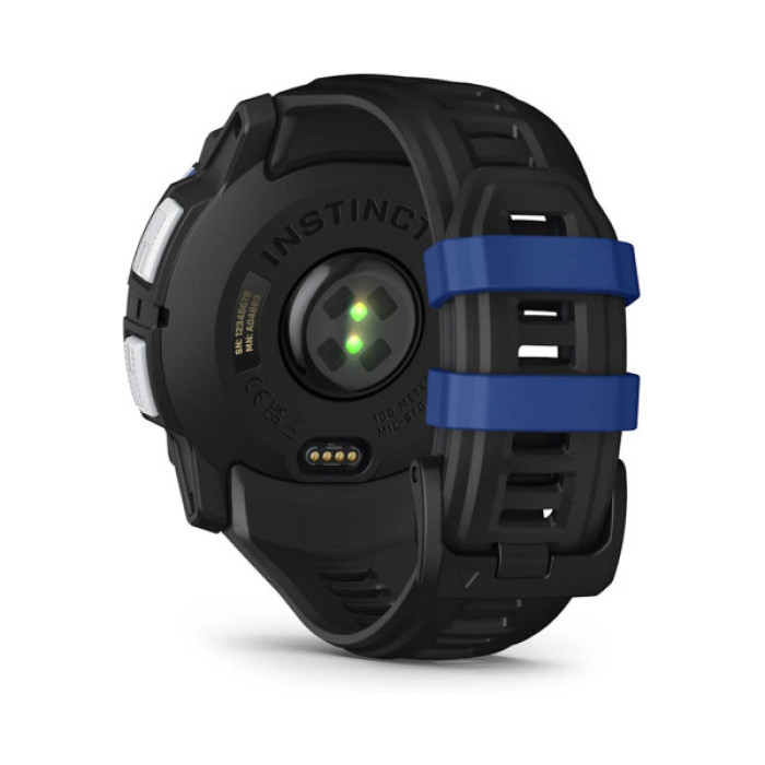 Смарт-годинник Garmin Instinct 3, 50mm, Solar, Whitestone with Black Band, GPS смарт-годинник (010-02935-03)