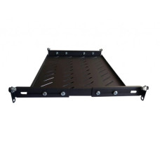 Полка 19" Hypernet 1U глиб. 300мм, в шкафи глибиною 450мм, колір чорний (U-FS-45-Black)