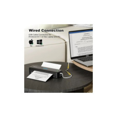 Принтер чеків UKRMARK 831GR портативний термо, 300dpi, Bluetooth, USB, сірий (900331)