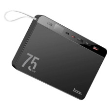 Батарея універсальна HOCO 75000 mAh Overlord PD/20W, QC/3.0/22.5W, Black (J94 / 714739)