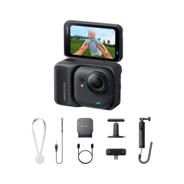Екшн-камера Insta360 GO Ultra Creator Bundle Midnight Black (6977644765241)