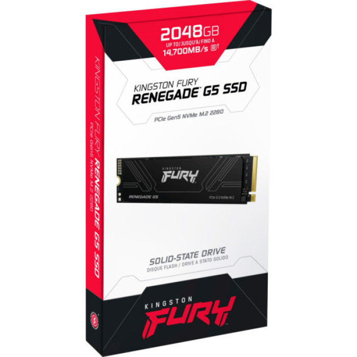 Накопичувач SSD M.2 2280 2TB FURY Renegade G5 Kingston (SFYR2S/2T0)