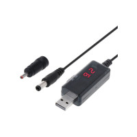 Кабель живлення USB to DC 3.5x1.35mm + 5.5x2.1mm 9V-12V Dynamode (KWS-912V)
